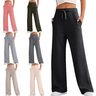 Women's Autumn Leisure Loose Wide-leg Pants Phosgene