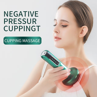 Electric Vacuum Cupping Massager For Body Anti-Cellulite Suction Cup Gua Sha Massage Body Cups Guasha Fat Burning Slimming Jars - Phosgene