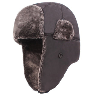 Men's Thickened Plus Velvet Ear Protection Hat - Phosgene