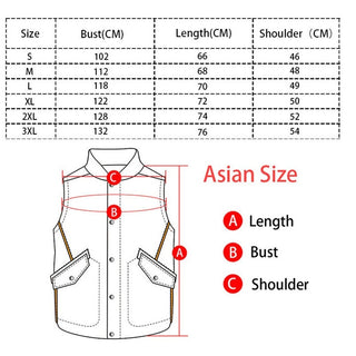 Vest Vest Button Motorcycle Motor Bike Casual Leather Waistcoat Plus Size - Phosgene