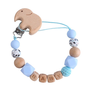 Baby Products Cartoon Animal Beech Pacifier Clip - Phosgene