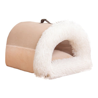 New Splice Portable Pet Nest Portable Autumn And Winter Warm Dog Nest Moisture-proof Long Fur Cat Nest Cross Border Pet Nest - Phosgene