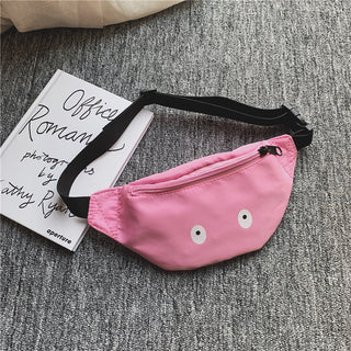 Children's Single-shoulder Waist Bag Funny Pattern - Phosgene