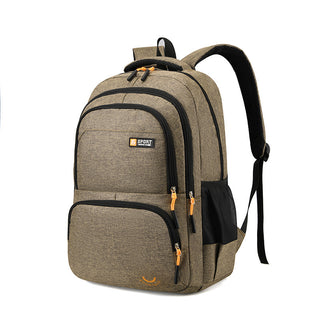 Backpack Men's Large Capacity Outdoor Casual Computer Business Schoolbag Junior High School Students - Phosgene