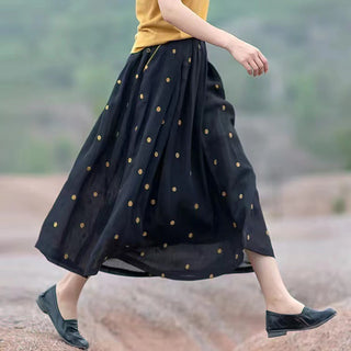 Skirt Women's Small Versatile Embroidery Polka Dot Phosgene