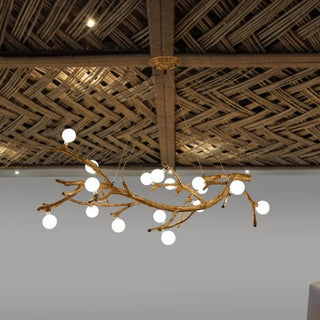 Restaurant Chandelier Decorative Tree Branch Lights Zen Japanese Wabi-sabi Wind Lamps - Phosgene