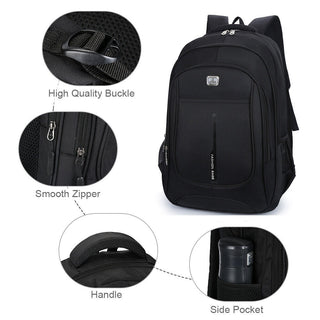 Men Women Laptop Backpack 40L Large Waterproof Rucksack Travel School Bag - Phosgene