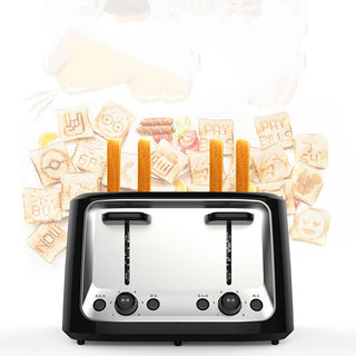 Home Automatic Multifunctional Toaster Four Slot Export Phosgene