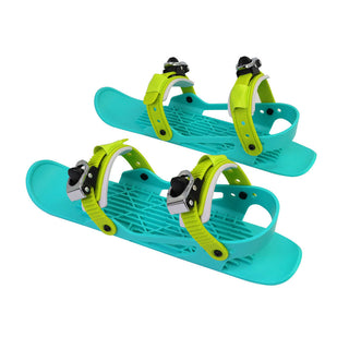 Mini Ski Skates Portable Short Skiboard Adjustable Skates Shoes For Snow - Phosgene