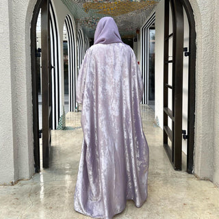 Muslim Fashion Bronzing Robe Abaya Outer Wear - Phosgene