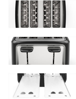 Home Automatic Multifunctional Toaster Four Slot Export Phosgene