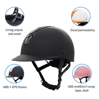 Equestrian Helmet Horse Riding Hat Summer Super Light - Phosgene