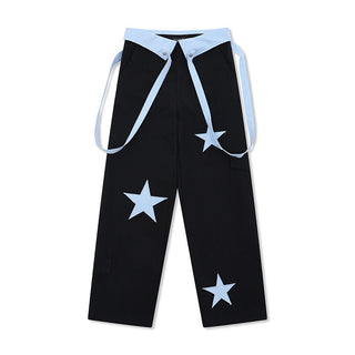 American Dopamine XINGX Embroidered Casual Pants - Phosgene