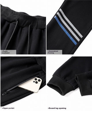 Men's Casual Sports Pure Cotton Hooded Sweater Trousers Two-piece Set - Phosgene