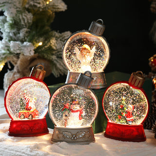 Christmas Holiday Decorations Luminous Simulation Flat Light LED Decoration Scene Layout Flame Light Home Decor - Phosgene