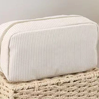 Fashion Corduroy Storage Cosmetic Bag - Phosgene