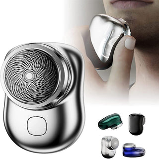 Mini Portable Face Cordless Shavers Rechargeable USB Electric Shaver Wet & Dry Painless Small Size Machine Shaving For Men - Phosgene