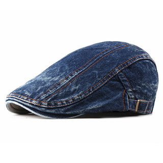 Fashion Wash Denim Beret Men - Phosgene