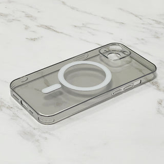 Transparent Glass Magnetic Magsafe Mobile Phone Case - Phosgene