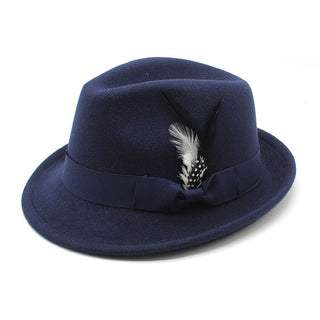 Men's Billycock Feather Fur Felt Hat - Phosgene