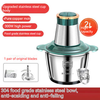 Multi-functional Household Meat Grinder Large Capacity Stainless Steel Electric - Phosgene