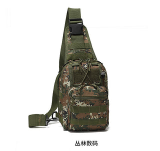 Oxford Cloth Cycling Bag Camouflage Outdoor Sports Small Chest Pannier Bag - Phosgene