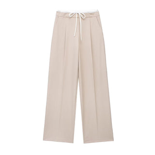 Casual Versatile High Waist Slimming Wide Leg Pants - Phosgene