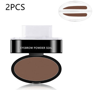 Eyebrow Powder Stamp Tint Stencil Kit Cosmetics Professional Makeup Waterproof Eye Brow Stamp Lift Eyebrow Enhancers Stencil Kit - Phosgene