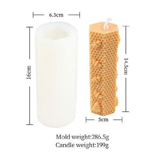 3D Honeycomb Silicone Candle Mold Phosgene