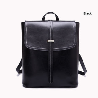 Women's Oil Wax Backpack Can Be Women's One Shoulder Handbag - Phosgene