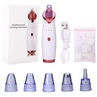 Blackhead Remover Instrument Black Dot Remover Acne Vacuum Suction Face Clean Black Head Pore Cleaning Beauty Skin Care Tool - Phosgene