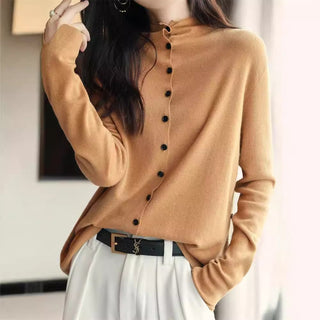 Women's Autumn Long Sleeve Thin Sweater Coat Cardigan - Phosgene