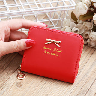 Women's Zipper Short Coin Purse Phosgene