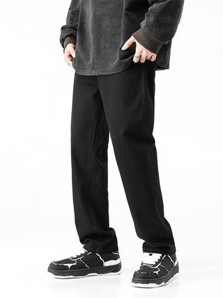 Men's Fashionable All-match Straight Long Pants - Phosgene