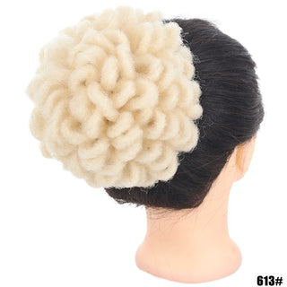 African Wig Bun Hair Bag Drawstring Dreadlocks Afro Hair Bag - Phosgene