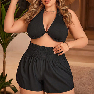 Plus Size Swimsuit Women's Mesh Four Corners - Phosgene