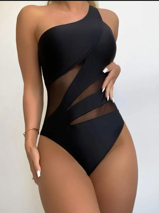 Women's Swimsuit Sexy Solid Color One-piece Swimsuit Bikini Phosgene