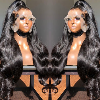 360 Full Lace Frontal Body Wave Human Hair Wigs - Phosgene