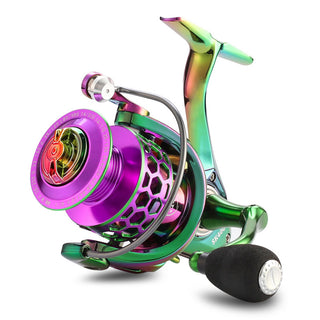 Colorful Spinning Wheel Shopee Fishing Reel Honeycomb Hole Thread Cup - Phosgene