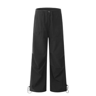 Loose Pleated Paratrooper Casual Pants Men Phosgene