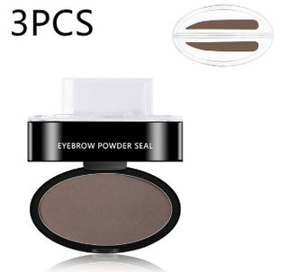 Eyebrow Powder Stamp Tint Stencil Kit Cosmetics Professional Makeup Waterproof Eye Brow Stamp Lift Eyebrow Enhancers Stencil Kit - Phosgene