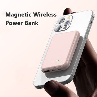 Mini Fast Charging Magnetic Wireless Power Bank 5000 MAh Portable - Phosgene