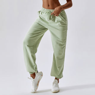 Waist Loose Sports Pants For Women Outdoor - Phosgene