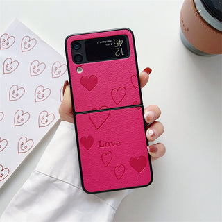 Suitable Z Flip3 Love Phone Case Ultra-thin Anti-drop - Phosgene