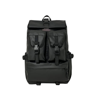 Fashion Black Backpack Men's Travel Large Capacity - Phosgene