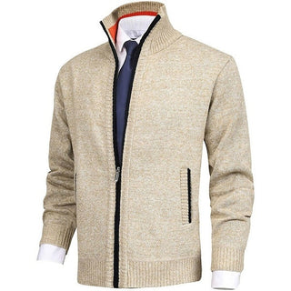 Men's Knitted Regular Fit Full Zip Cardigan Sweater Cardigan Sweater For Mens Knit Sweater Casual Outerwear - Phosgene