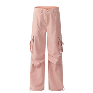 American Pleated Paratrooper Casual Pants Men Phosgene