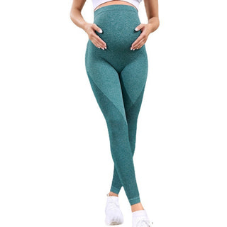 Women's Pregnant Period High Waist Belly Support Yoga Pants - Phosgene