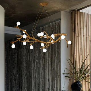 Restaurant Chandelier Decorative Tree Branch Lights Zen Japanese Wabi-sabi Wind Lamps - Phosgene