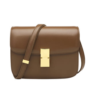 Women's Retro Leather Shoulder Messenger Bag - Phosgene